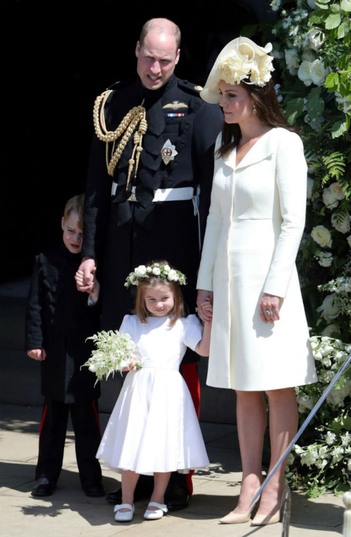 Los adorables hijos de William y Kate en la boda real