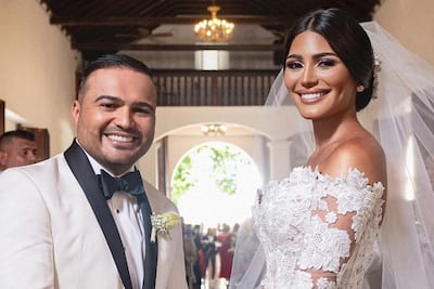 La boda por la iglesia de Sthefany Gutiérrez, Miss Venezuela 2017, con el empresario Jorge Silva