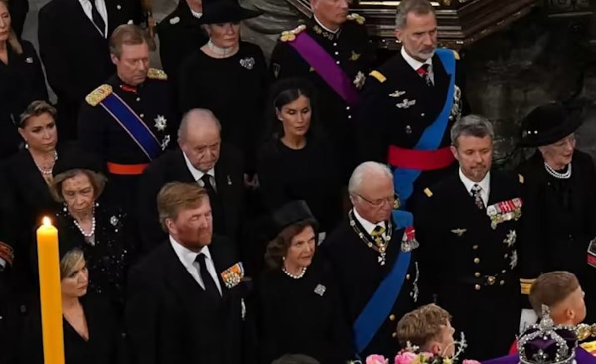 Invitados al funeral de la reina Isabel II en la capilla de Windsor