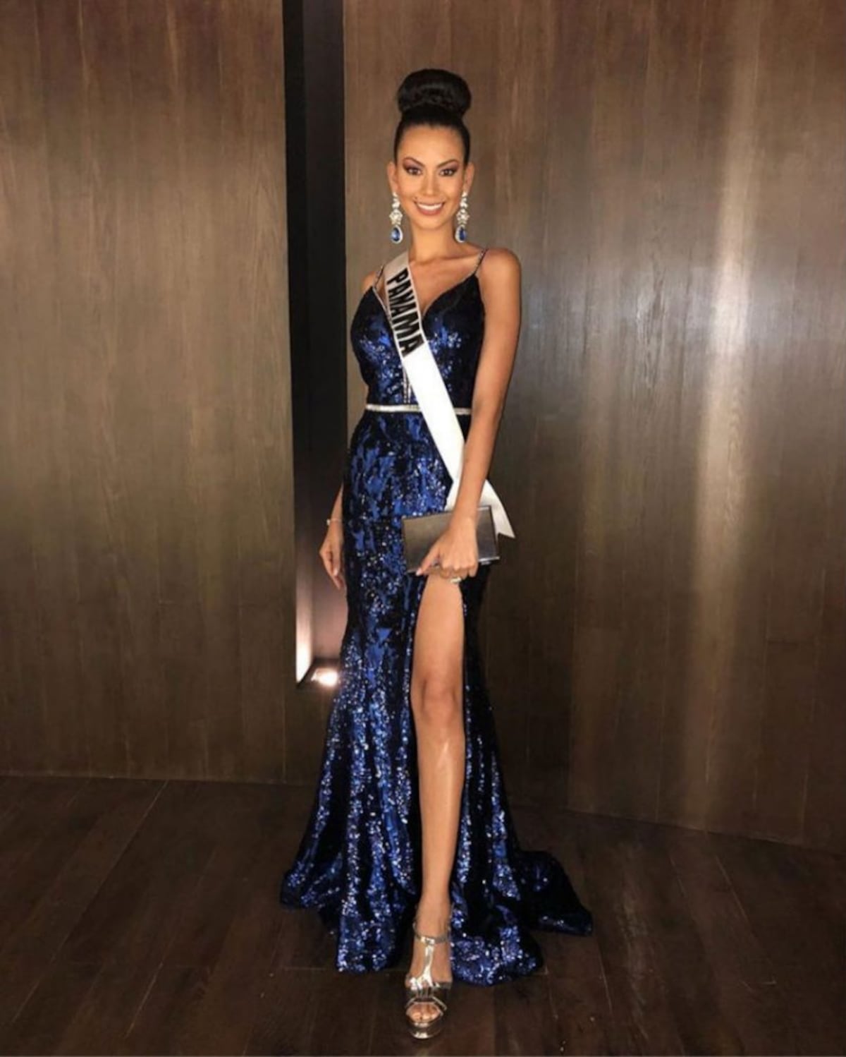 Rosa Montezuma, de gala en la cena de bienvenida de Miss Universo