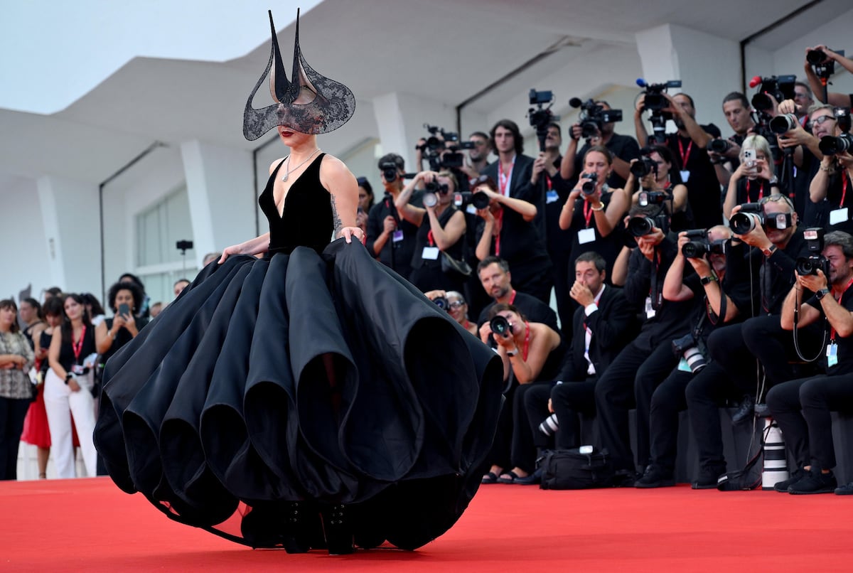 Oh my Gaga: Vestida de Dior, Lady Gaga llega al estreno de Joker 2 en Venecia