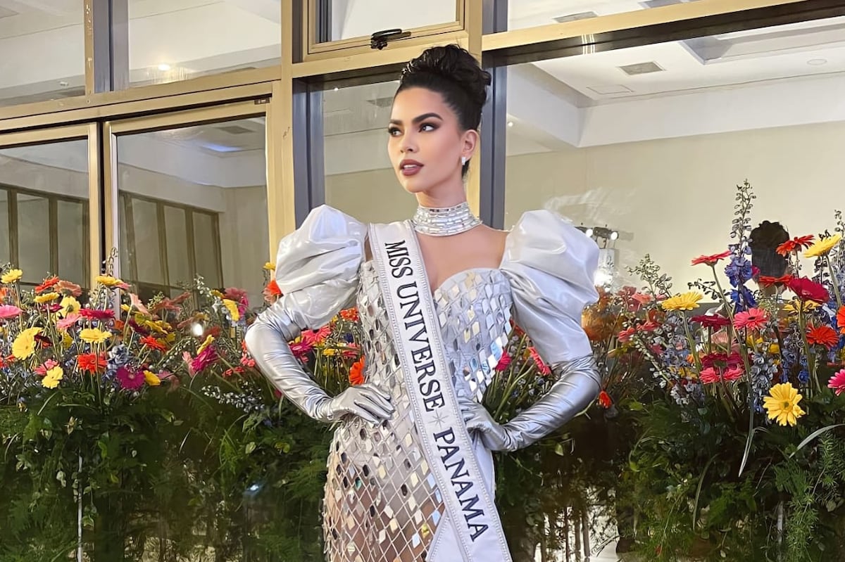 Natasha Vargas deslumbra con diseño chiricano en una cena de gala en Miss Universo 2023