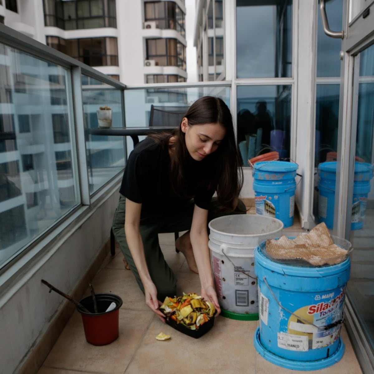 Cómo hacer compost en mi balcón