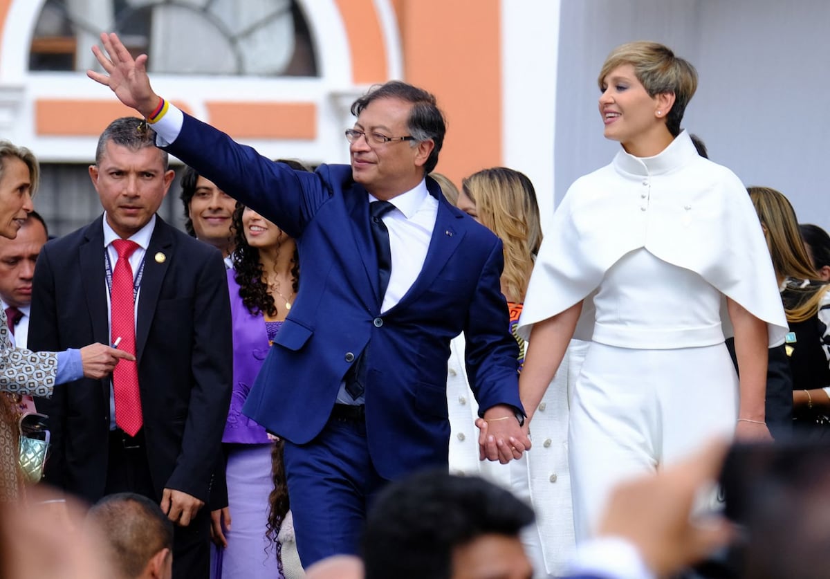 El baile caribeño de la primera dama de Colombia y su enterizo de diseño local