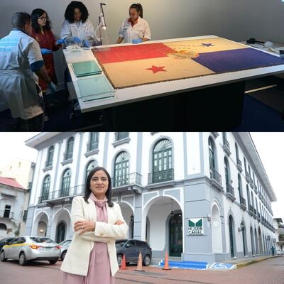 Así fue la restauración de una bandera presidencial panameña de de hace 91 años 