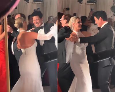 Chayanne en la boda de su sobrina Lele Pons