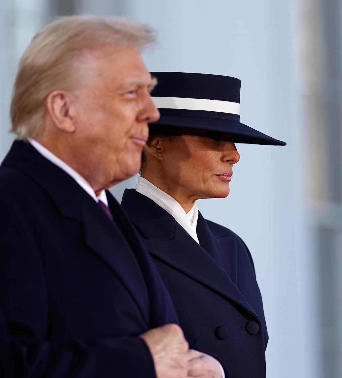 El icónico look de Melania Trump en su regreso como primera dama de Estados Unidos