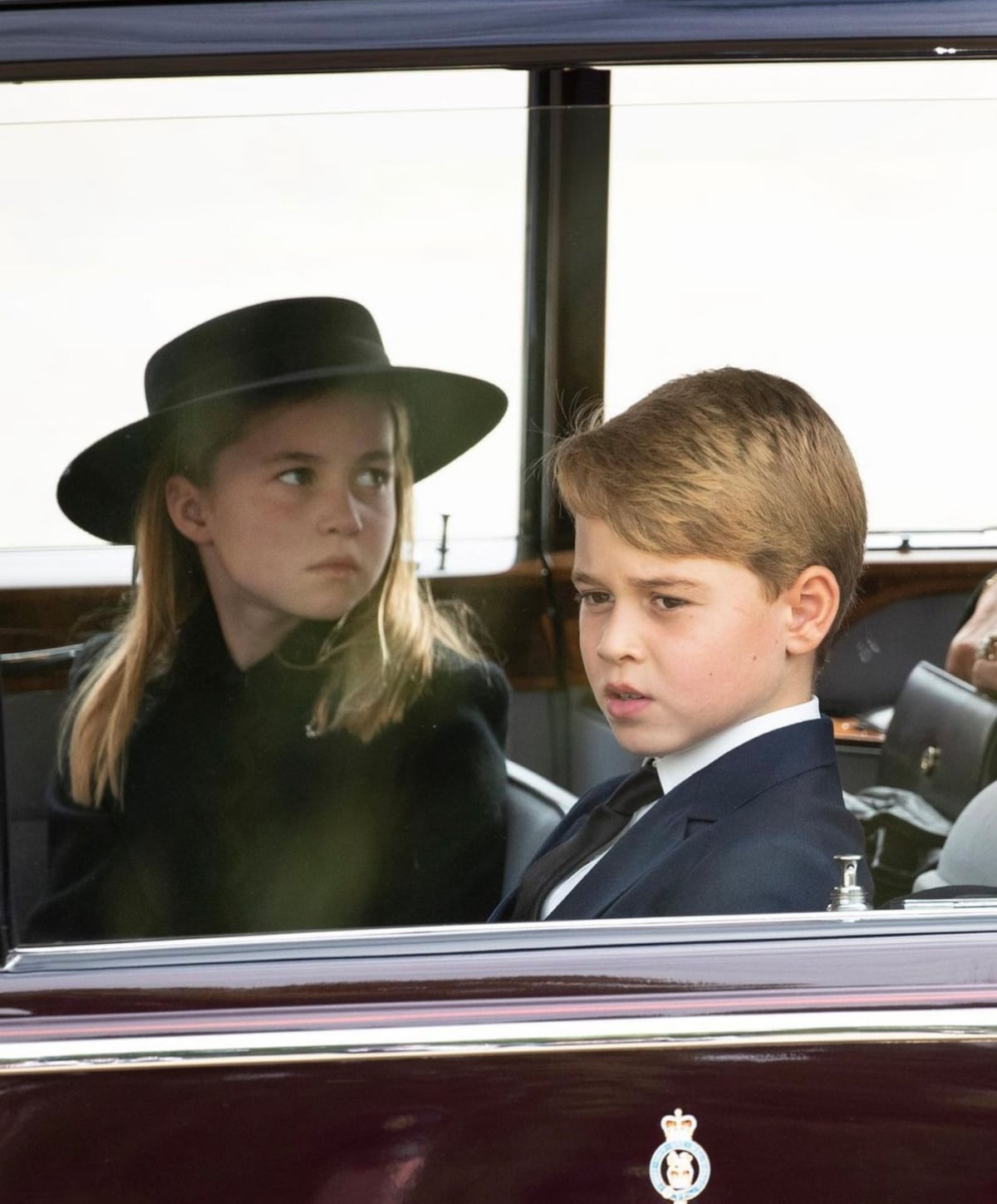 Despidiendo a ‘Gan Gan’: los pequeños George y Charlotte en el funeral de su bisabuela, la reina Isabel II