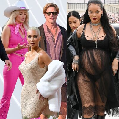 Brad Pitt en falda, Kim Kardashian y el vestido de Marilyn Monroe: 12 momentos virales de la moda en 2022