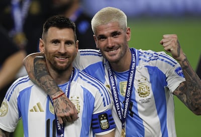 10 fotos de la celebración de Argentina en la Copa América 2024