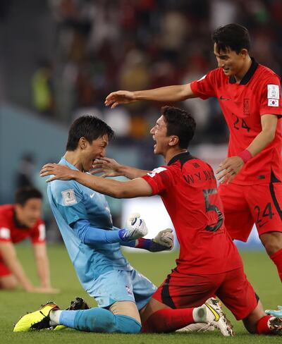 La emotiva victoria de Corea del Sur en el Mundial; Uruguay se queda