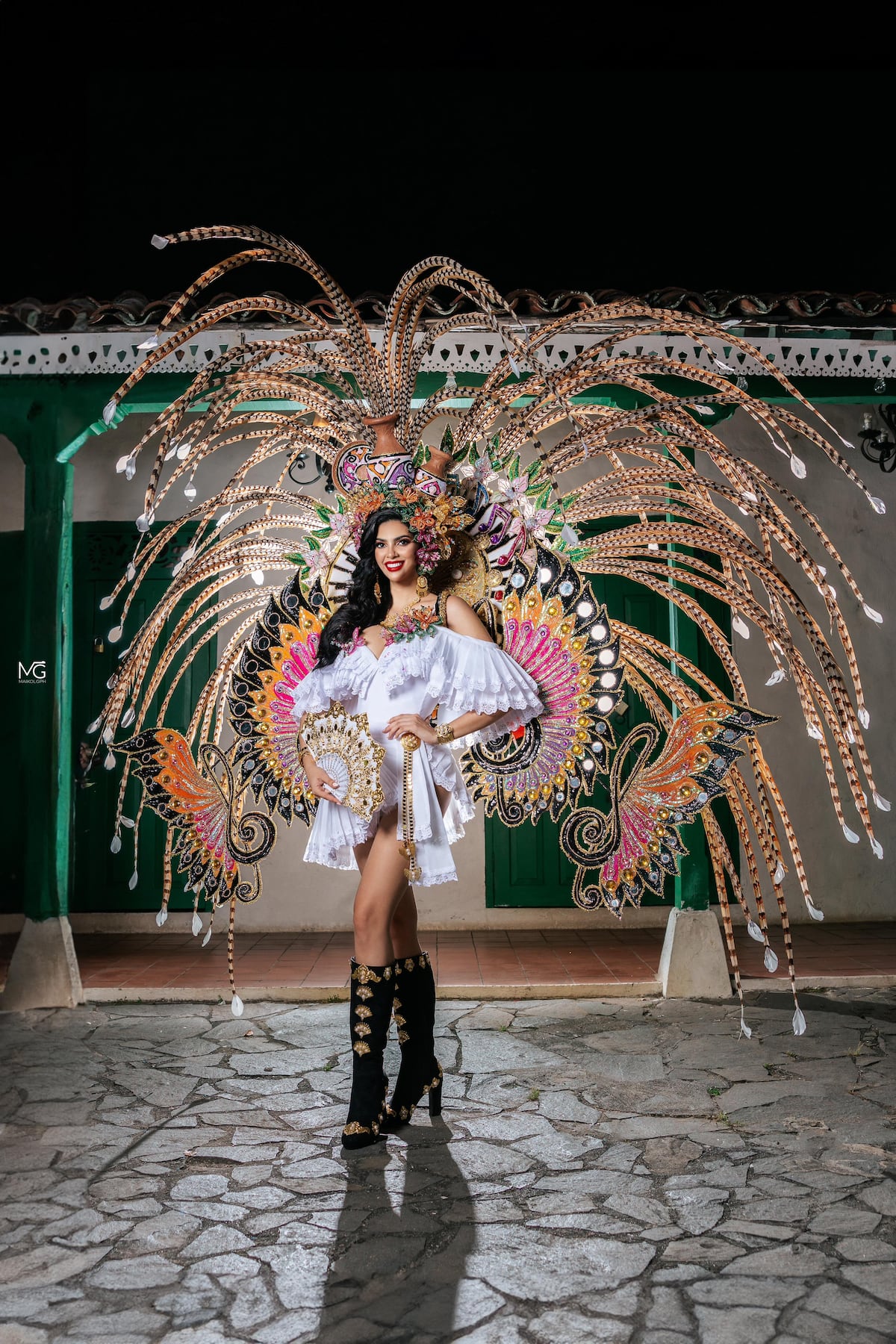 ‘Tambor de la alegría’, así es el traje nacional de Panamá en Miss Universo inspirado en el famoso tema folclórico