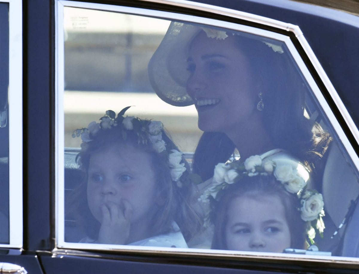 Los duques de Cambridge en el enlace de Harry y Meghan