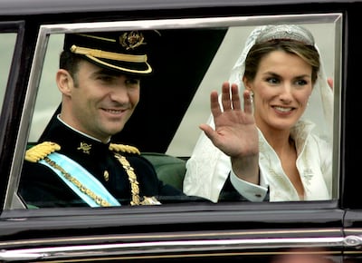 FOTOS. Se cumplen 20 años de la boda de Letizia y Felipe de España