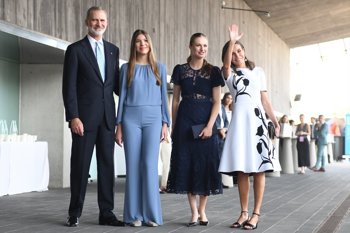 El vestido de transparencias y encaje de la princesa Leonor de España