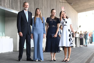 El vestido de transparencias y encaje de la princesa Leonor de España