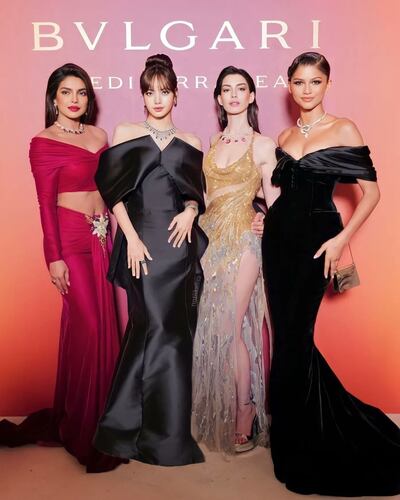 Zendaya, Anne Hathaway, Lisa y Priyanka Chopra: Una noche de brillo en Venecia