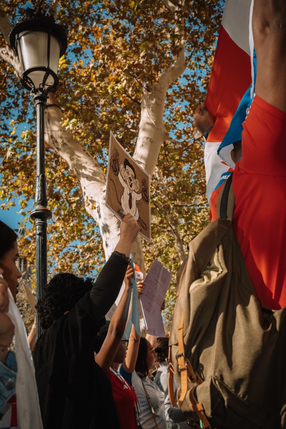 FOTOS. Así fue la protesta de panameños en Barcelona