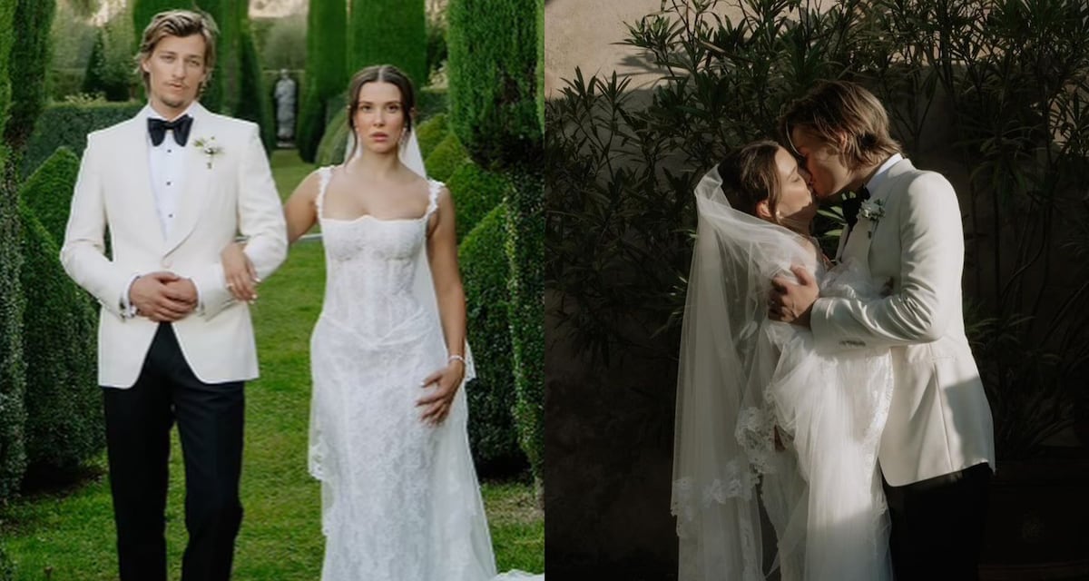 La segunda boda de Millie Bobby Brown y Jake Bongiovi en los jardines de un castillo de Italia