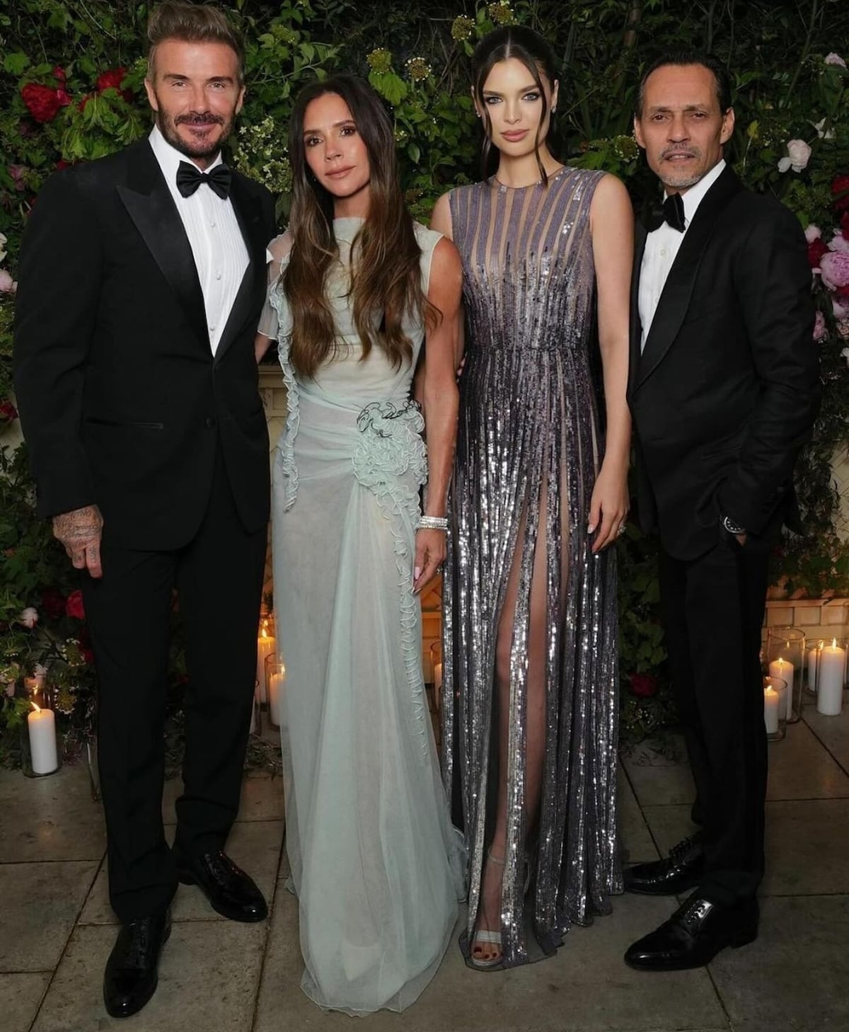 Un desfile de celebridades en el cumpleaños 50 de Victoria Beckham