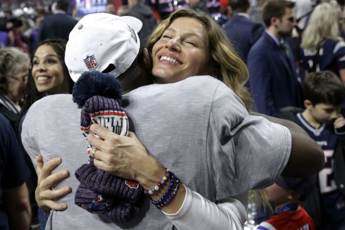 Las fotos de la celebración de Tom Brady y Gisele Bundchen