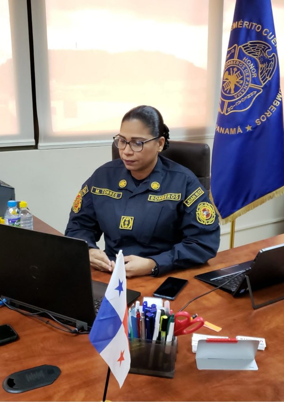 Matilde Torres Rodríguez, primera mujer subdirectora del Cuerpo de Bomberos