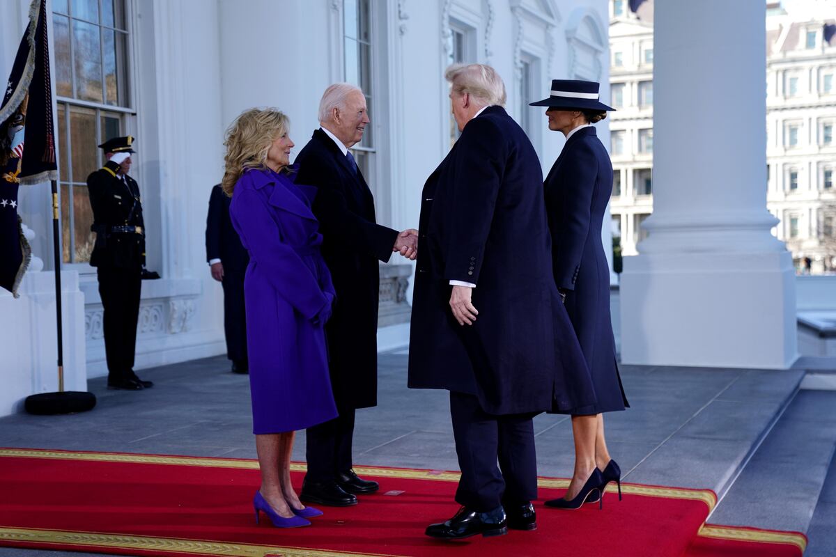 El icónico look de Melania Trump en su regreso como primera dama de Estados Unidos