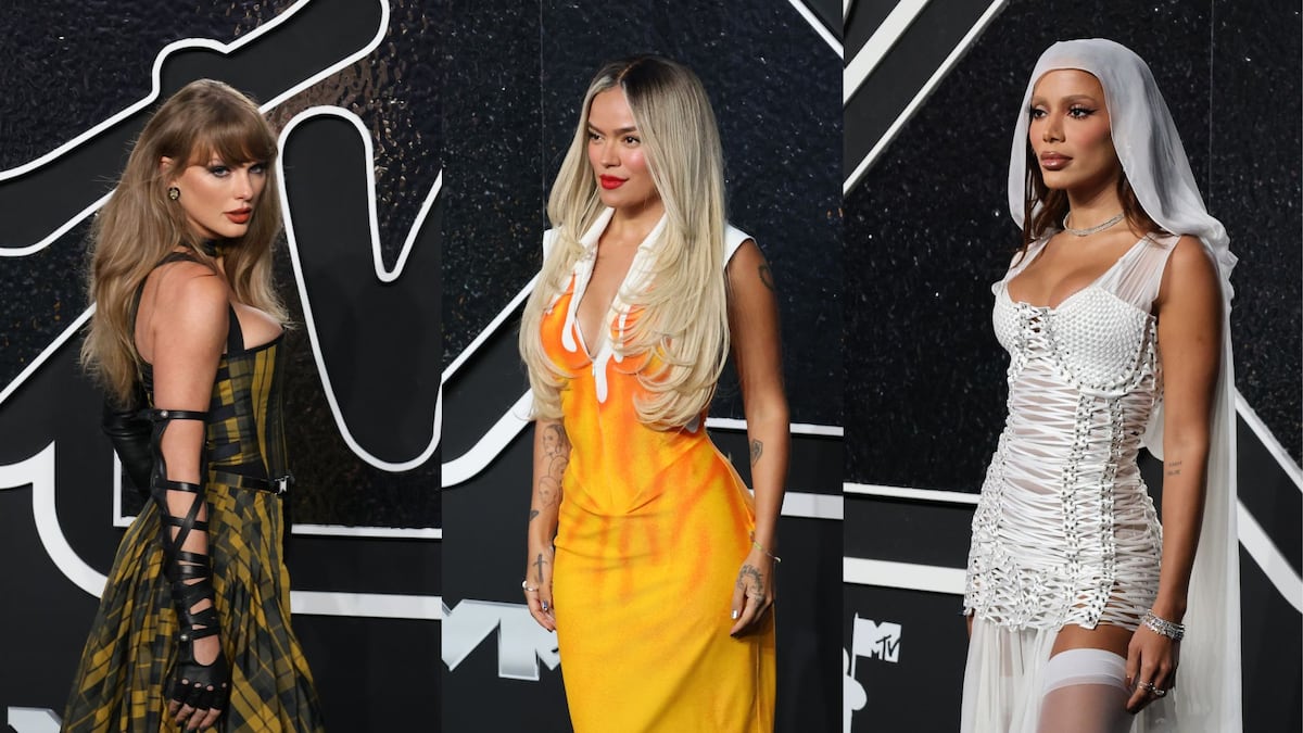 Los looks de Taylor Swift, Karol G y Anitta en los premios MTV VMAs