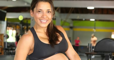 Junitza Rubio, ‘crossfit’ y ‘running’ hasta el noveno mes