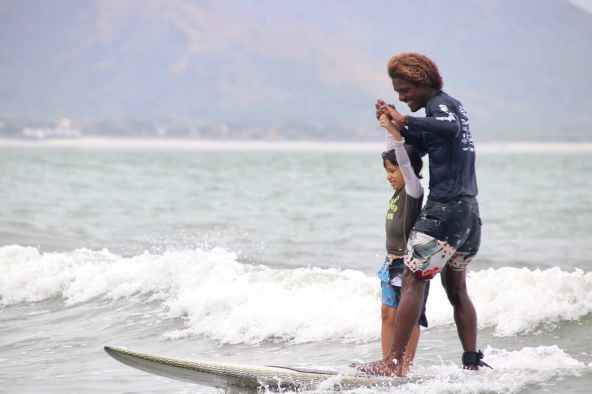 Surf para niños con autismo