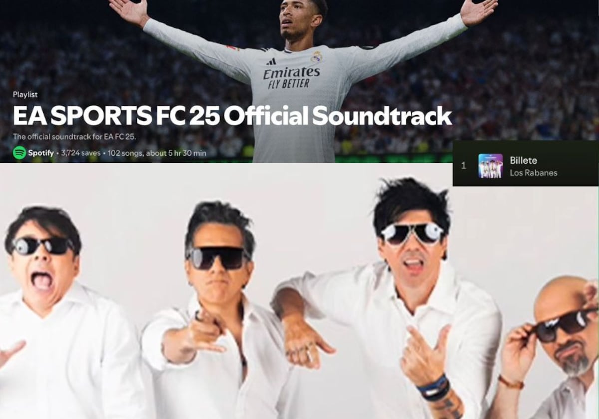 ‘Billete’ de Los Rabanes se incluye en la música de EA Sports FC 25 