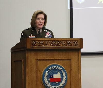 General Laura Richardson, primera mujer jefa del Comando Sur de EE.UU., de visita en Panamá