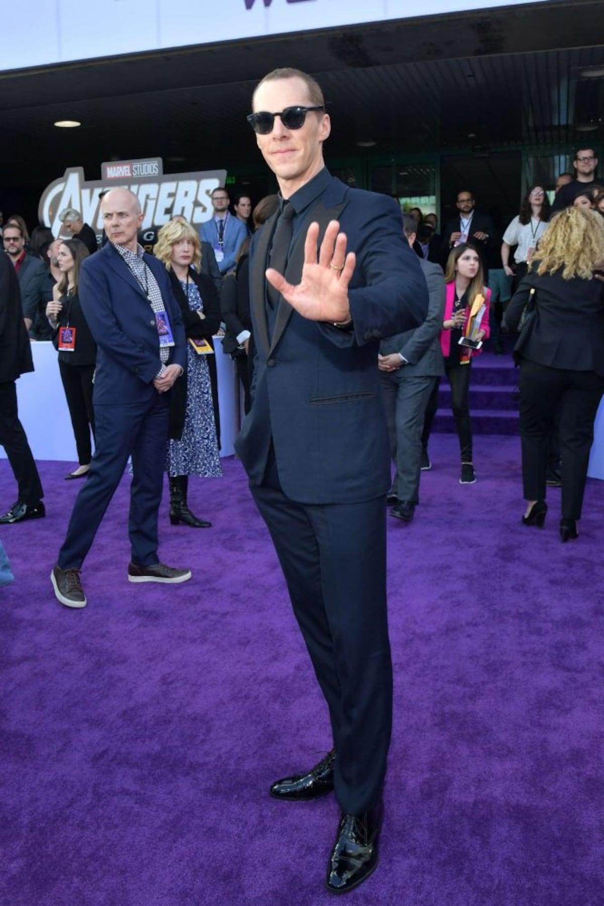 Celebridades y superhéroes en el estreno mundial de Avengers: Endgame