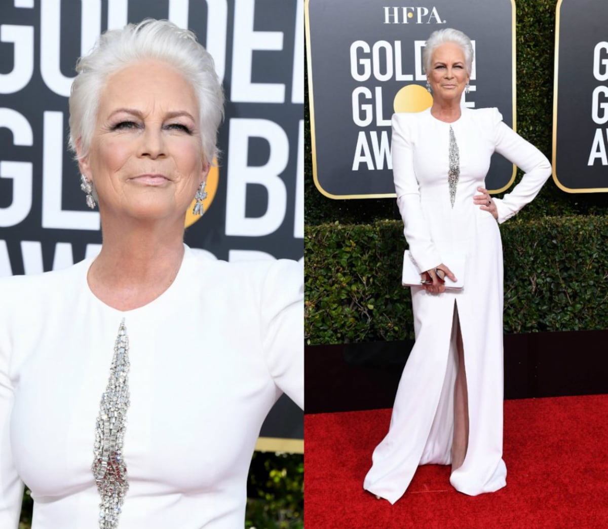 Jamie Lee Curtis, Glenn Close y otras estrellas veteranas que brillaron en los Globos de Oro