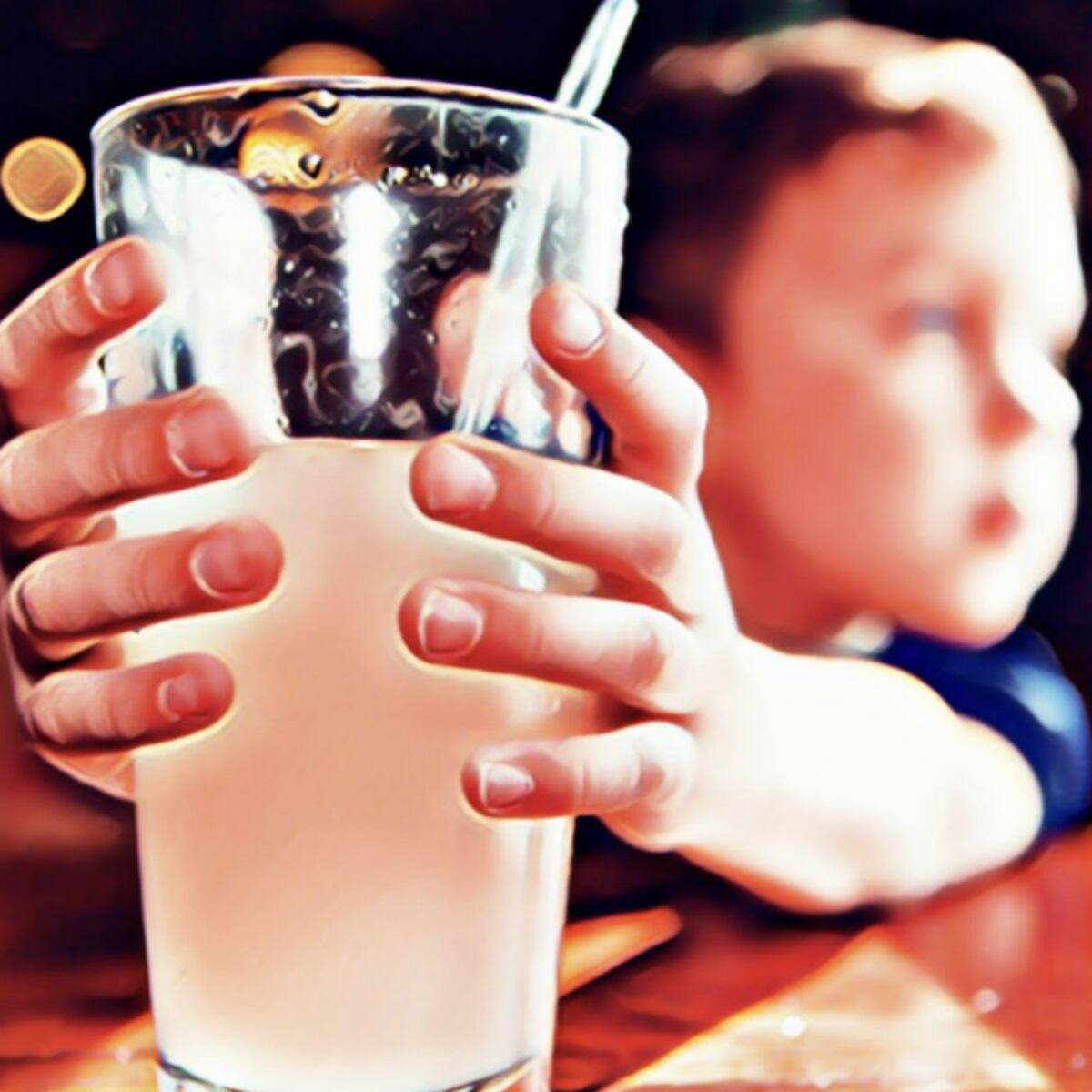 Almorzar con niños chicos