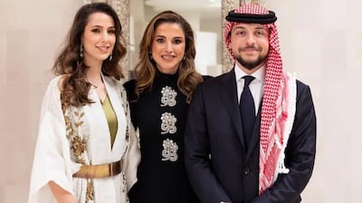 La reina Rania de Jordania, emocionada por la llegada de su primer nieto 