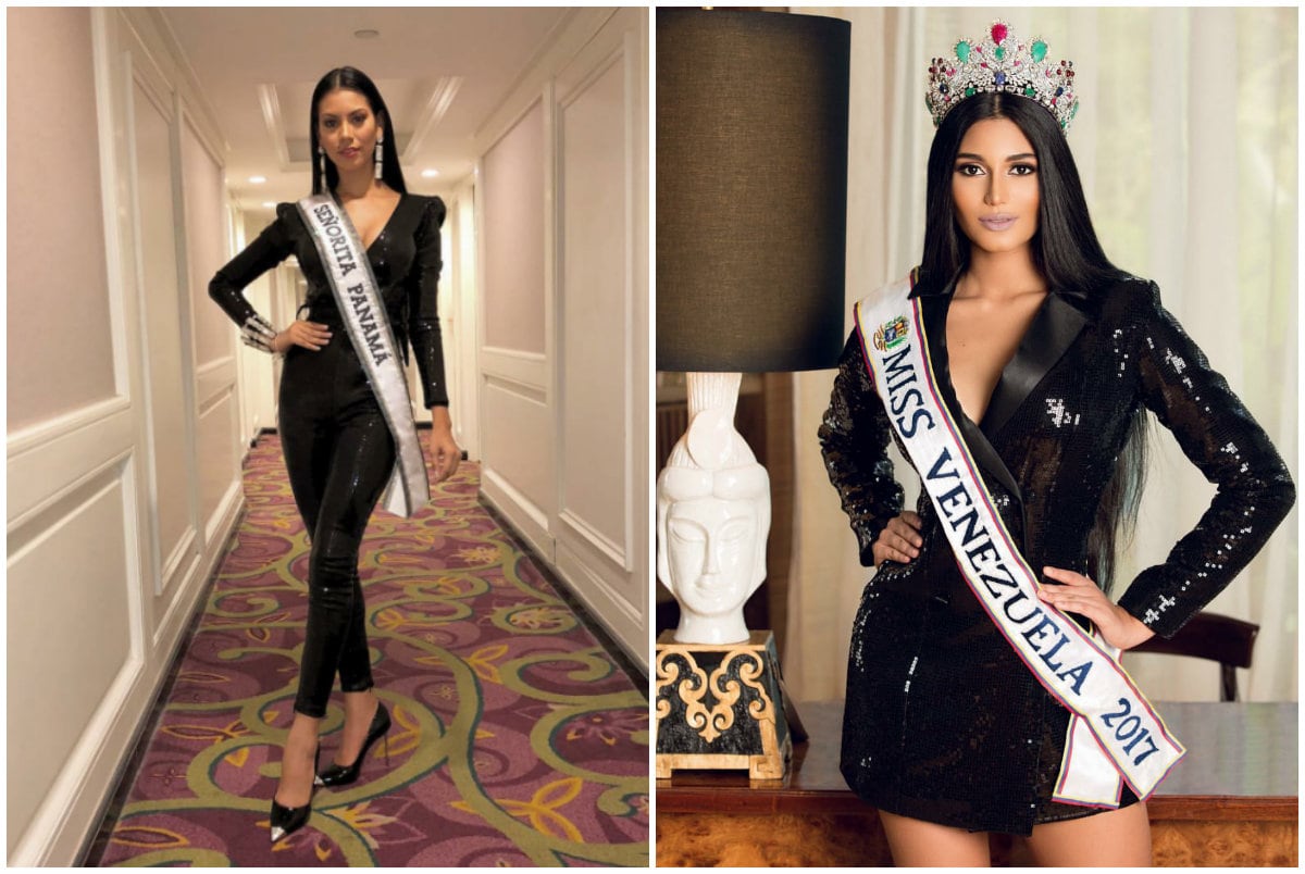 Señorita Panamá y Miss Venezuela, ¿con estilos parecidos?