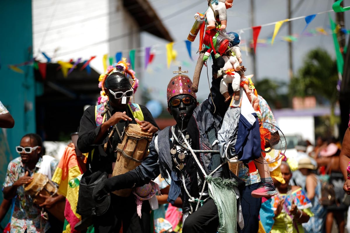 FOTOS: El espíritu de los palenques revive en Panamá con el Festival de la Pollera Congo
