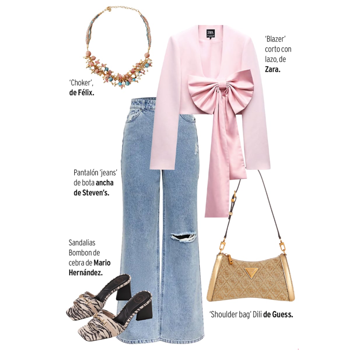 Siempre bonita: 4 'looks' con algo rosa