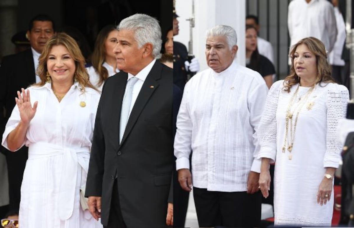 La primera dama Maricel de Mulino y sus trajes de diseño local para fechas patrias