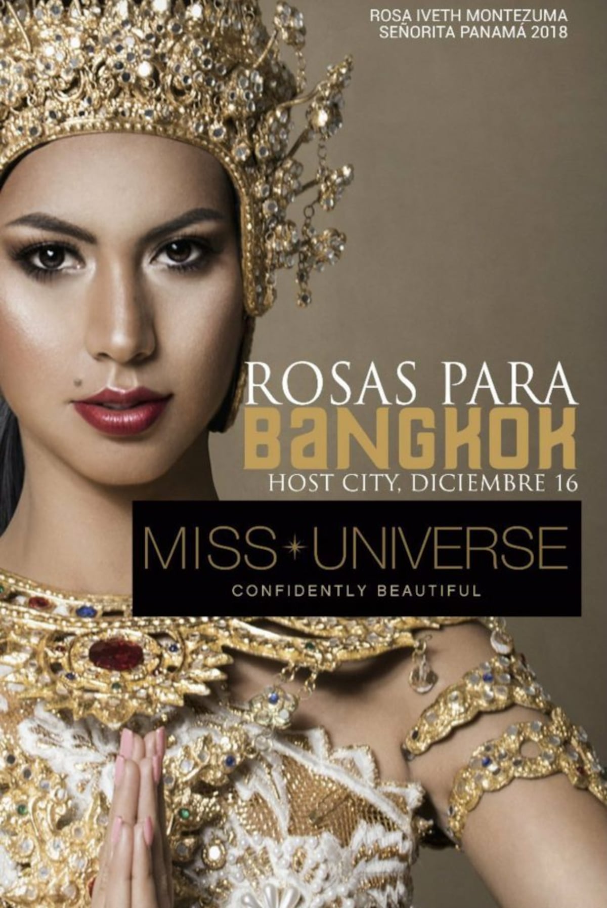 ¡Rosa Montezuma a Tailandia! Miss Universo 2018 ya tiene sede