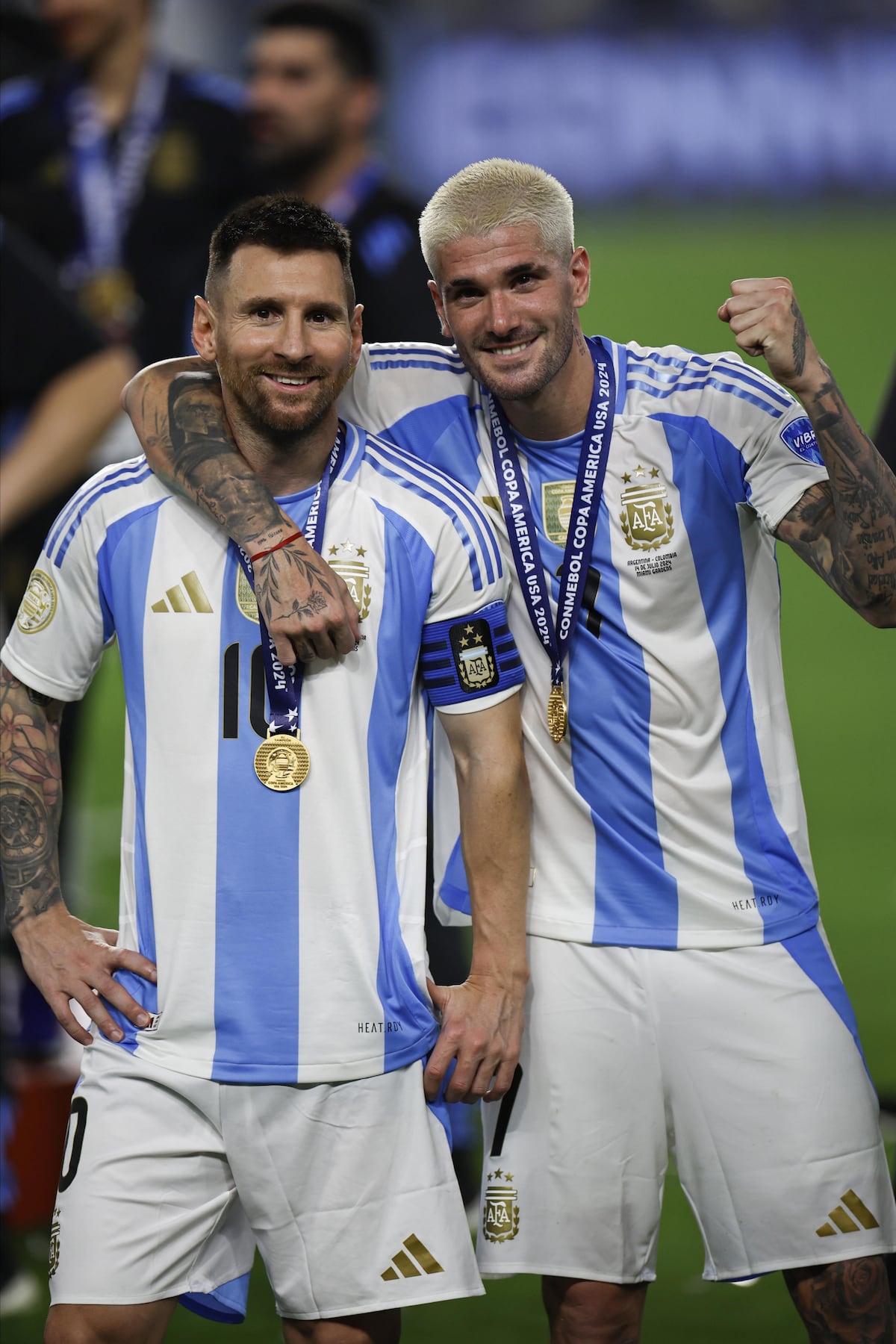 10 fotos de la celebración de Argentina en la Copa América 2024