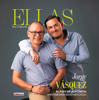 Juan Diego Vásquez y su papá Jorge, la primera entrevista juntos 