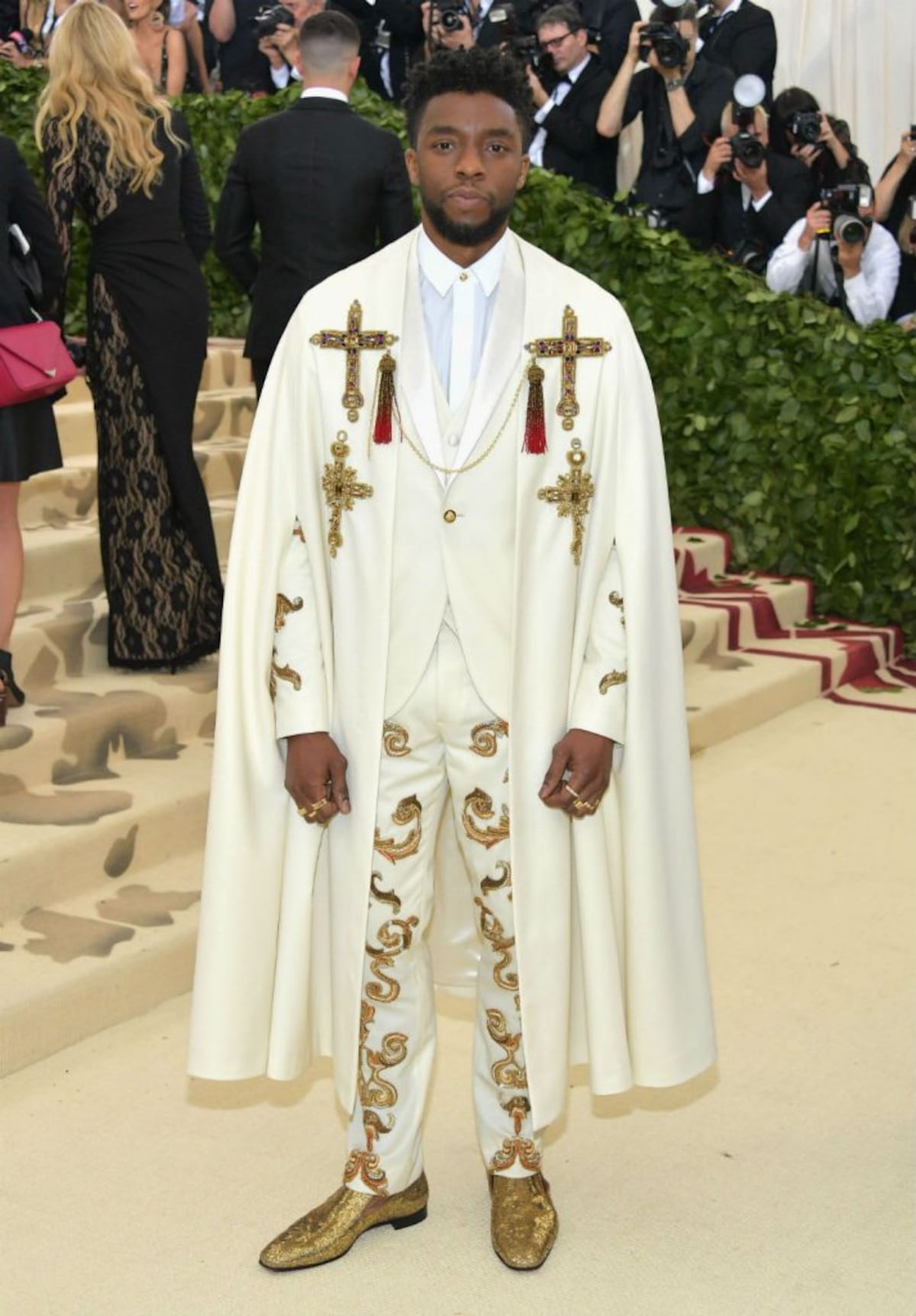 Los hombres también marcaron tendencia en la gala del Met