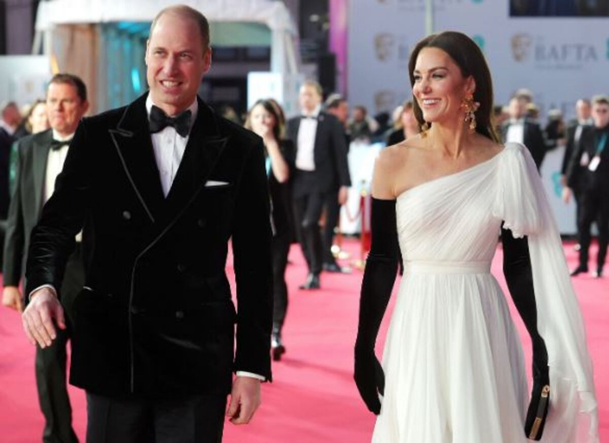 Kate y William, derroche de complicidad en los Bafta tras los rumores de crisis e infidelidad