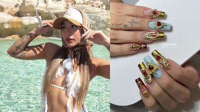 Las uñas de $120 de Aliah Maurette