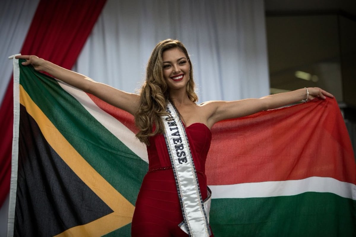 Miss Universo de visita a su país natal Sudáfrica