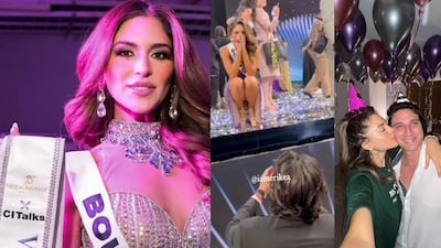 Miss Bolivia, Juliana Barrientos, y su romántica propuesta de matrimonio en la gala final de Miss Universo