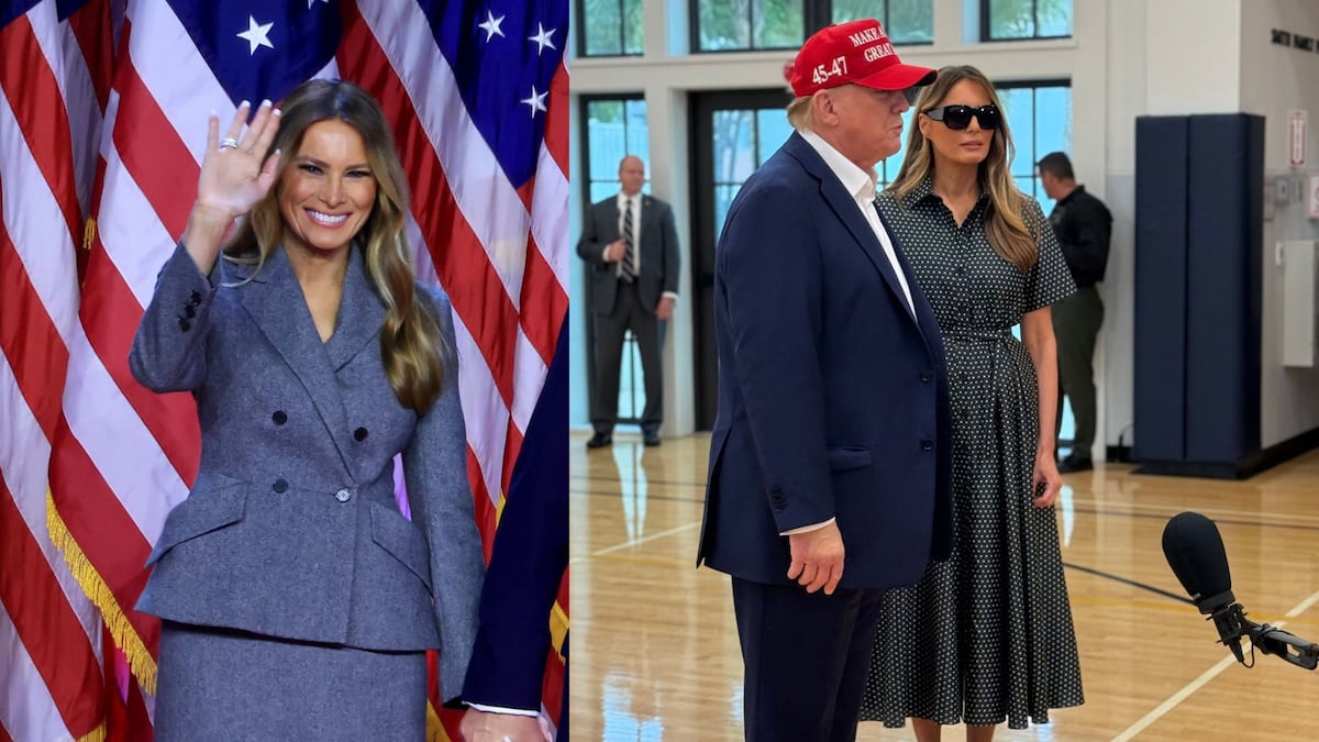 De etiqueta Dior: El ‘look’ de Melania Trump para celebrar el triunfo de Donald Trump