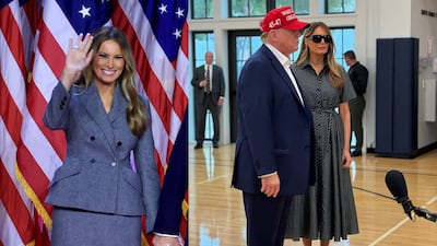 De etiqueta Dior: El ‘look’ de Melania Trump para celebrar el triunfo de Donald Trump